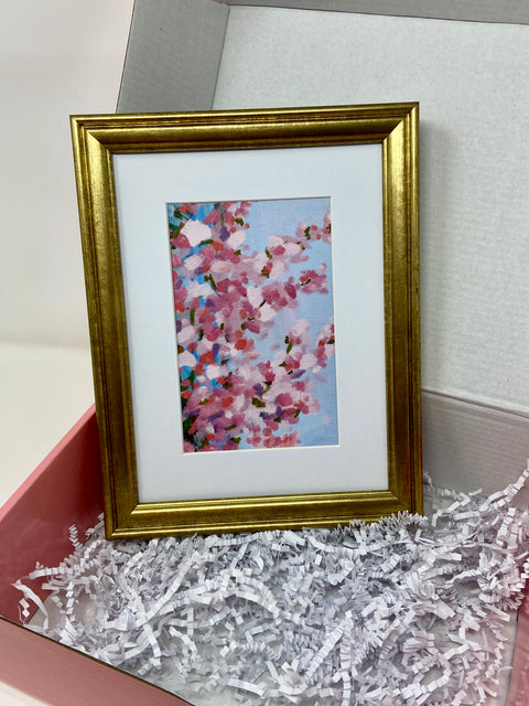 Perfect Pink Flower Print Box