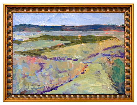 Soft Horizons — Framed Original Oil Painting