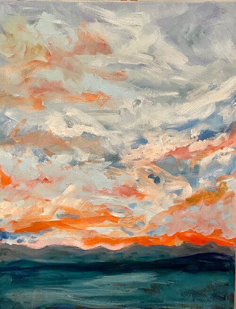 That Orange Sky 16" x 20"