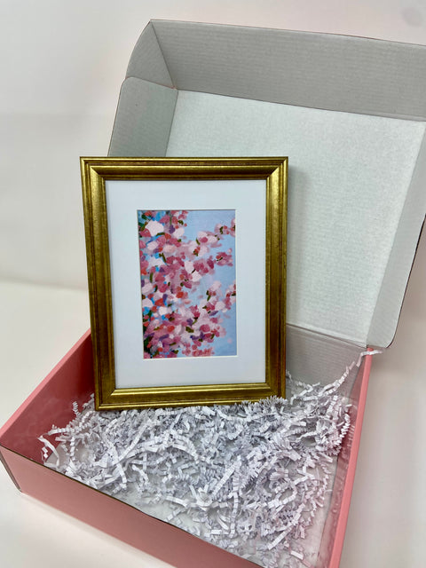 Perfect Pink Flower Print Box